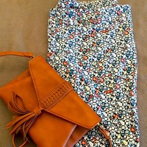 Soft Terra & Sky Floral Leggings